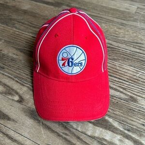 Philadelphia 76ers Baseball Cap Red One Size NWOT